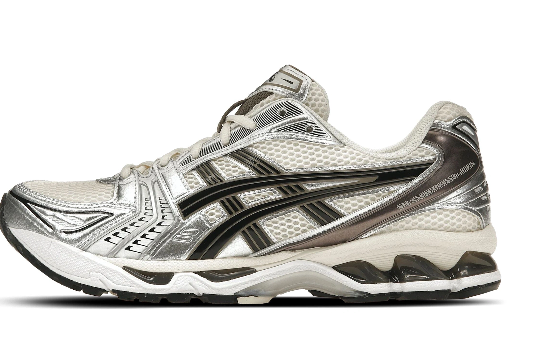 Plum 14 Black Metallic ASICS Gel-Kayano Cream 0825
